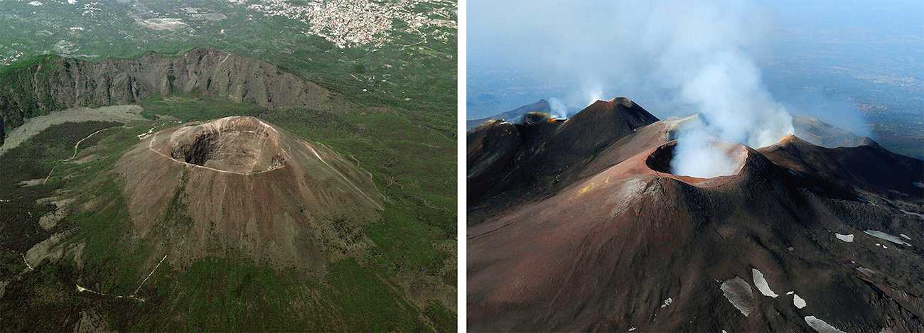 Vesuvio vs Etna